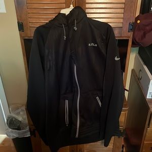 Nike Lebron James zip up hoodie. Size large